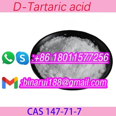 BMK D-Tartaric Acid CAS 147-71-7 (2S,3S) -Tartaric Acid Fine Chemical Intermediates Gıda kalitesi