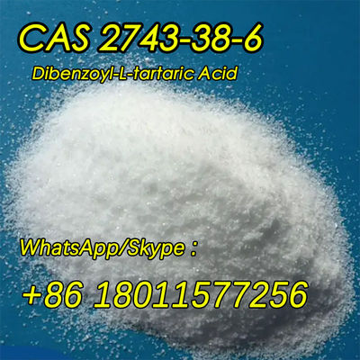 Cas 2743-38-6 Sıcak satış Dibenzoyl-L-Tartaric Asit C18H14O8 Dibenzoyl-L-Tartaric