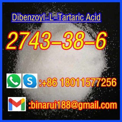 Yüksek Kaliteli Dibenzoyl-L-Tartaric Asit ince kimyasal ara maddeler CAS 2743-38-6