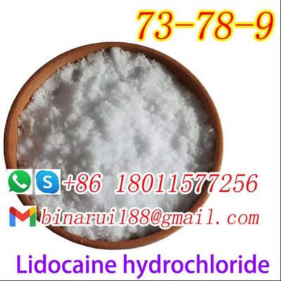 Lignocaine Hidroklorür ince kimyasal ara maddeler Xilina Hidroklorür CAS 73-78-9
