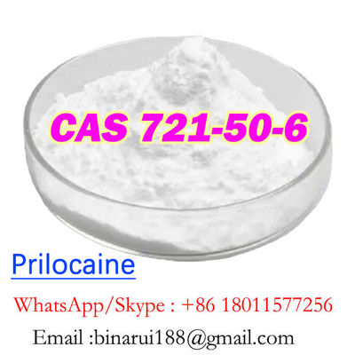 CAS 721-50-6 Prilocaine C13H20N2O Farmasötik hammaddeler Citanest beyaz toz