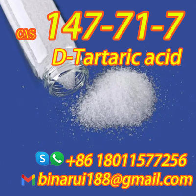 CAS 147-71-1 Çin üreticisi tedarik D-Tartaric Acid C4H6O6 Tartarieacid