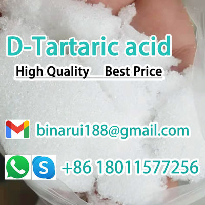 Cas 147-71-7 D-Tartaric acid C4H6O6 Tartaric acid gıda katkı maddeleri