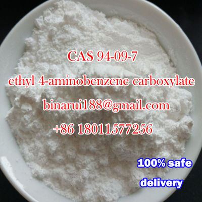 Beyaz Kristal Benzocaine / Americaine CAS 94-09-7 % 99 Saflık Farmasötik Ara Ürünler