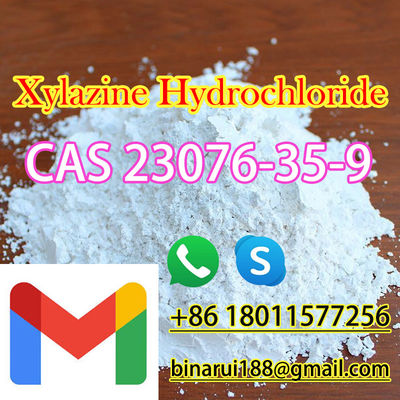 Yüksek saflık Xylazine Hidroklorür / Xylazine Klorür CAS 23076-35-9 Mf C12H17ClN2S